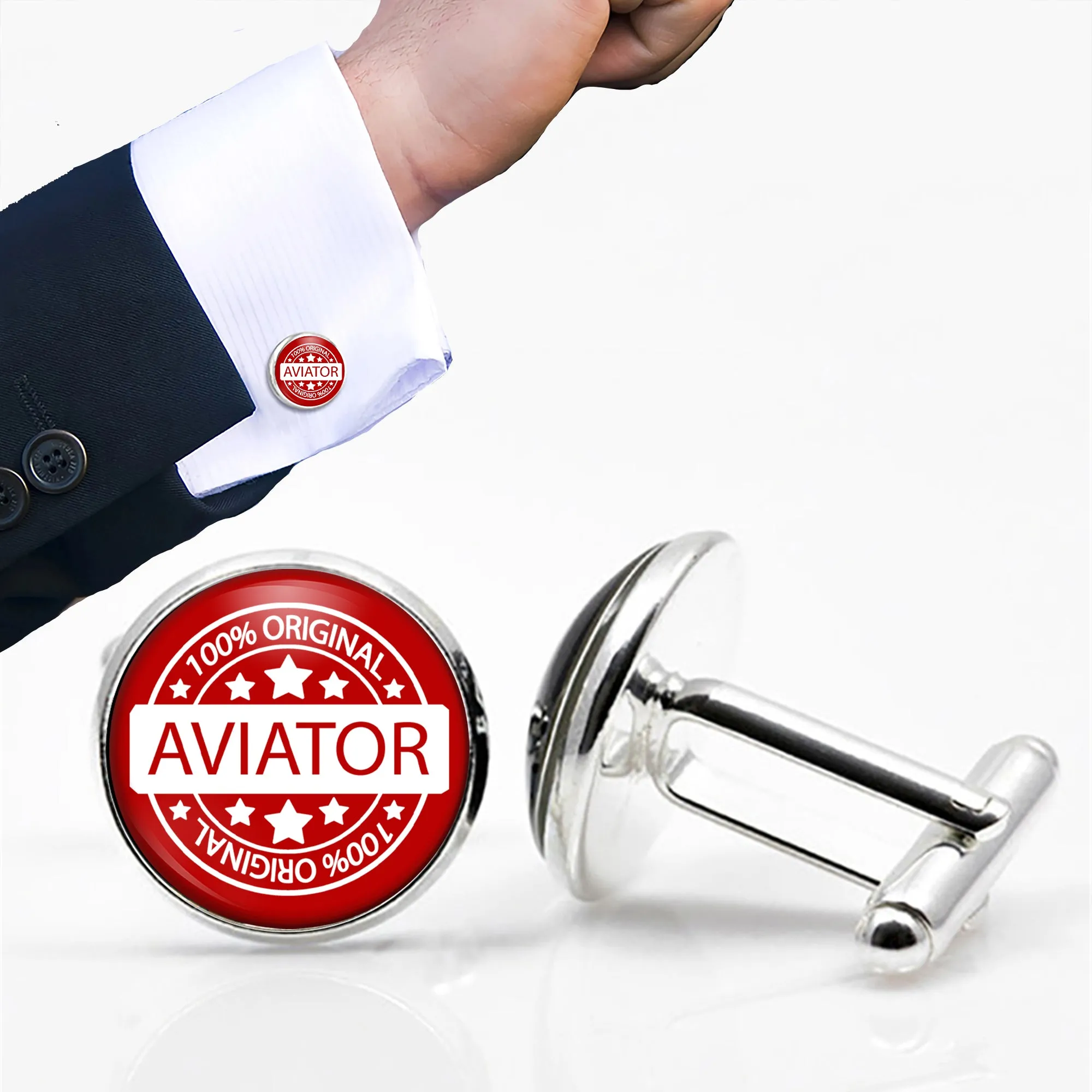 100 Original Aviator Designed Cuff Links