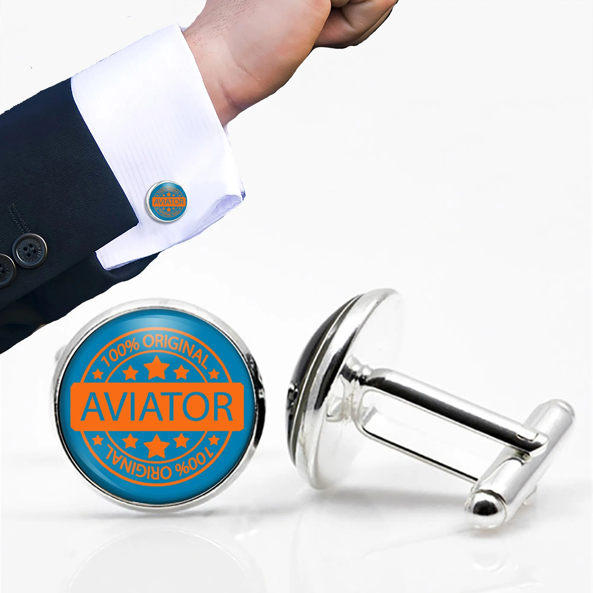 100 Original Aviator Designed Cuff Links