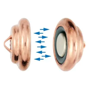 11mm Copper Plated Magnetic Clasp