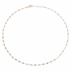 14K Gold Labradorite Strand Necklace