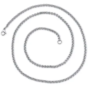 30 Inch 3mm Stainless Steel Rolo Link Chain Necklace