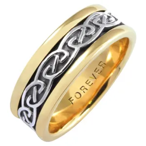 7.5MM  LADIES CELTIC WEDDING BAND