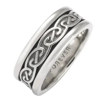 7.5MM  LADIES CELTIC WEDDING BAND