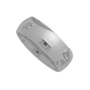 7MM  LADIES TIFFANY C/ CURVE WEDDING BAND