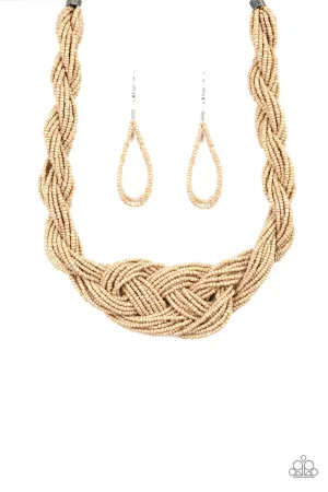 A Standing Ovation Brown Paparazzi Necklace