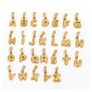 Alphabet Pendant Charm Indigo Muse