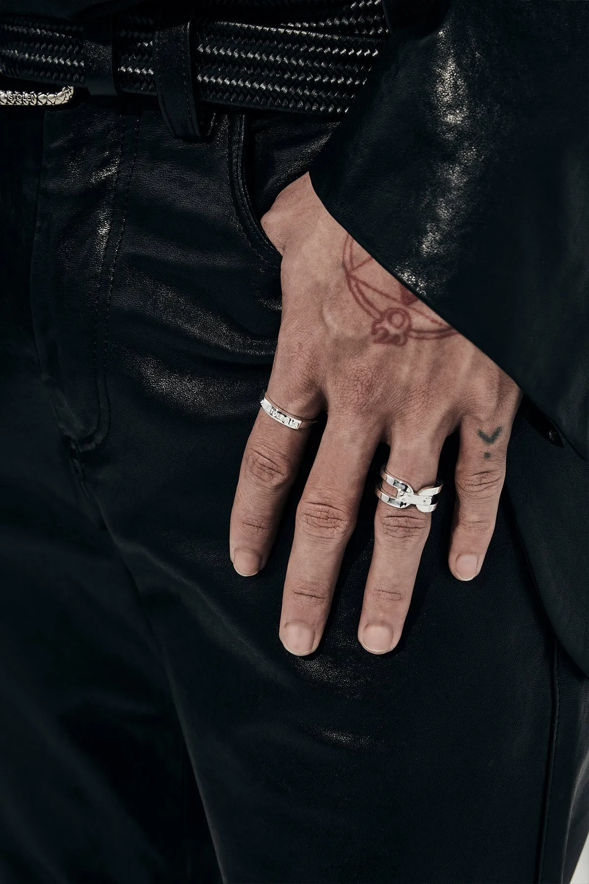 Armour Band Ring Wide