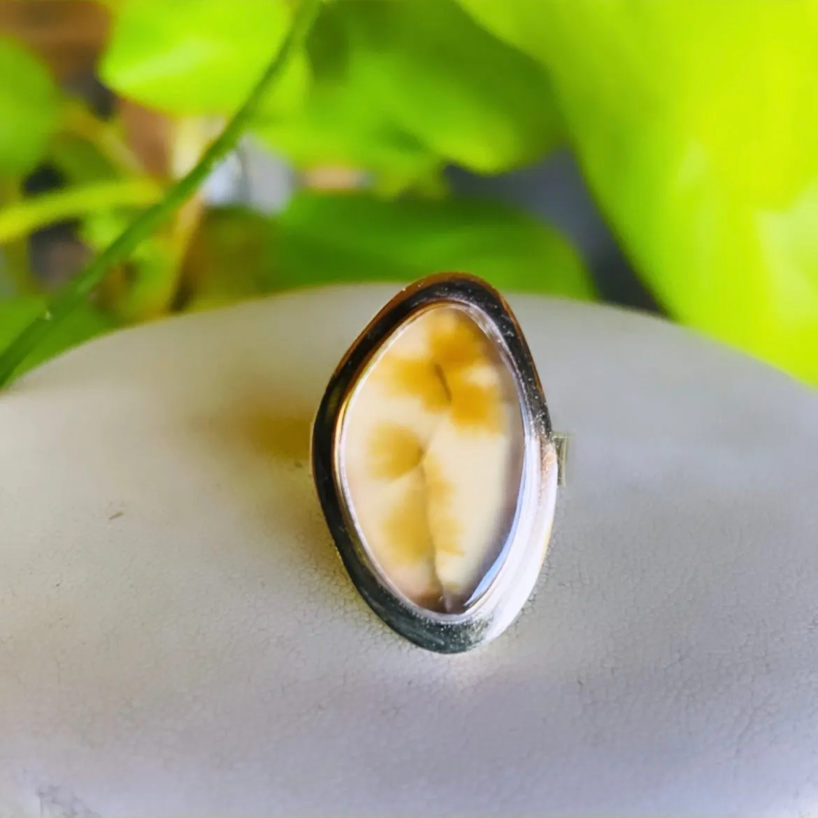 Bent Feathers ring