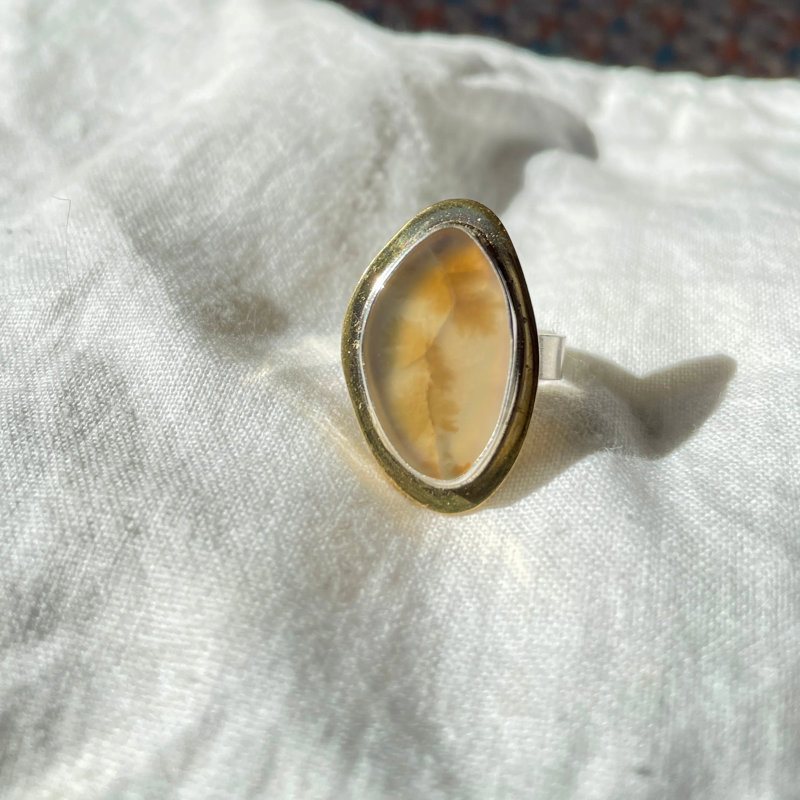 Bent Feathers ring