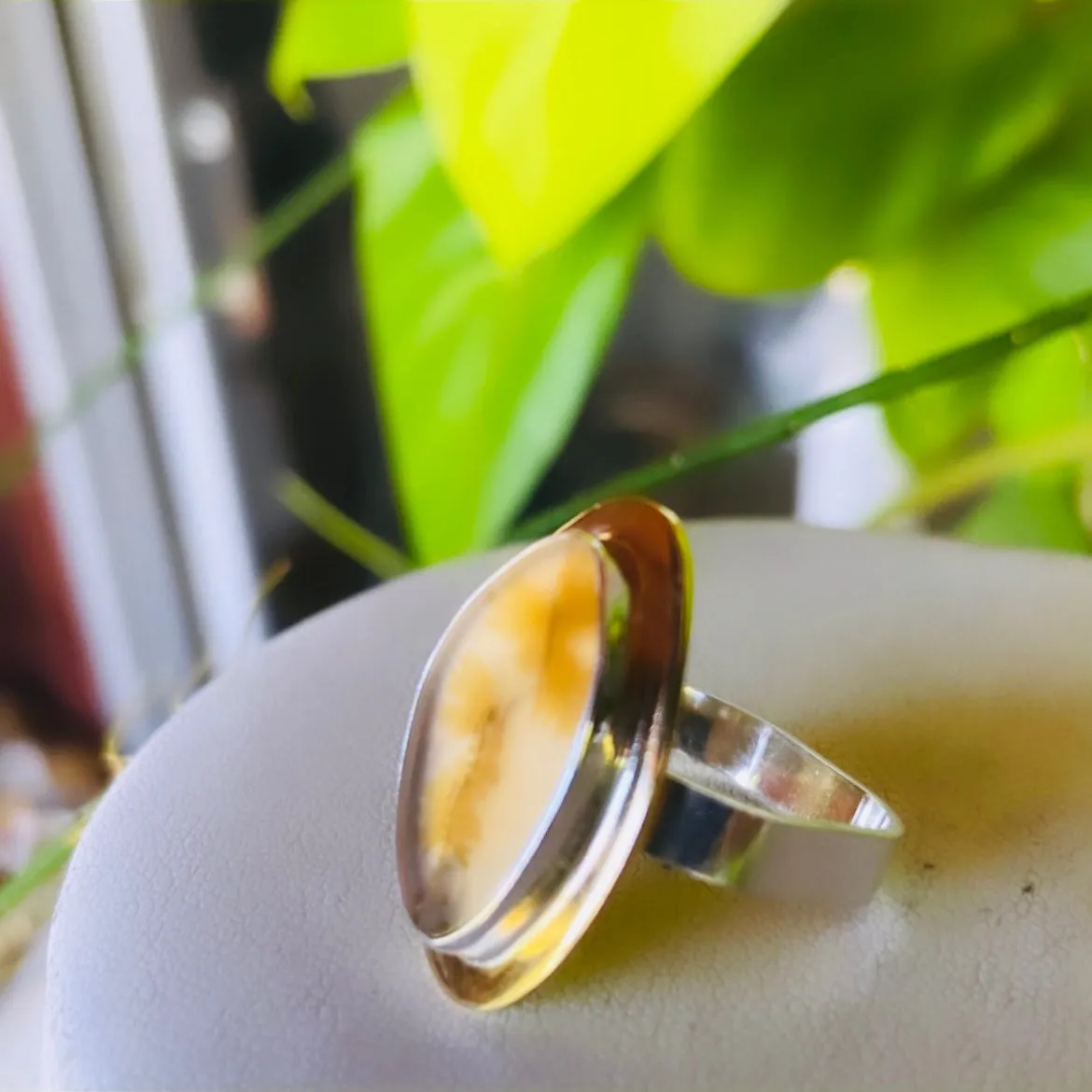 Bent Feathers ring