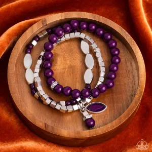 Bracelets Redefined Romance - Purple