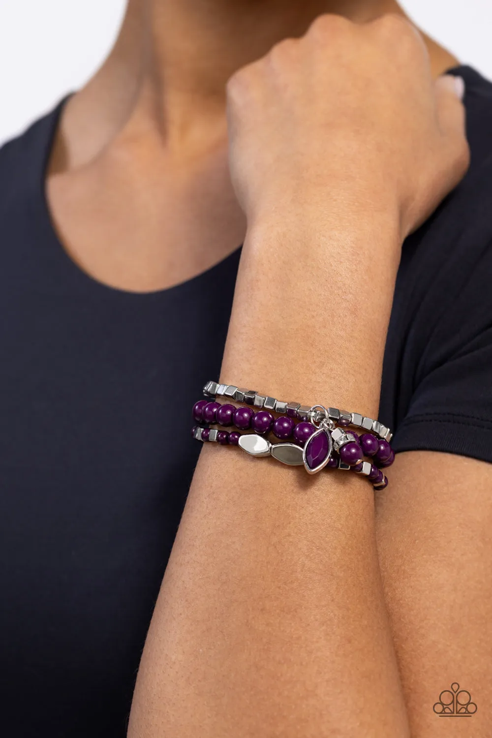 Bracelets Redefined Romance - Purple