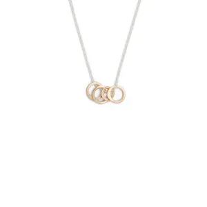 Cluster Gold-Filled Circles Necklace