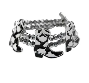 Cowhide Boots Bracelet