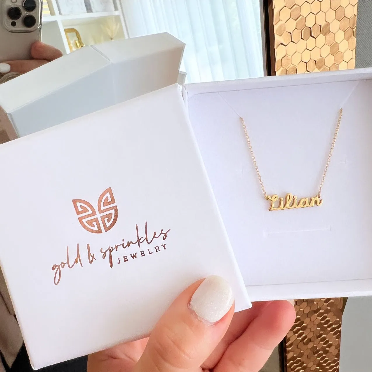 Cursive Single or Multiple Name Necklace