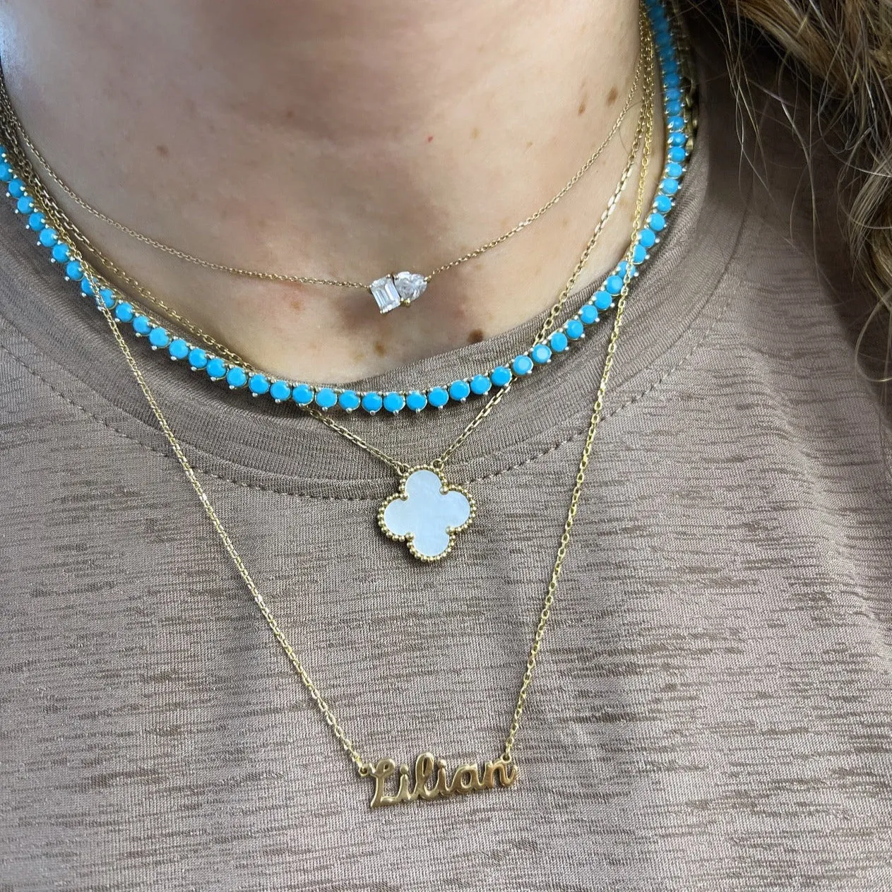 Cursive Single or Multiple Name Necklace