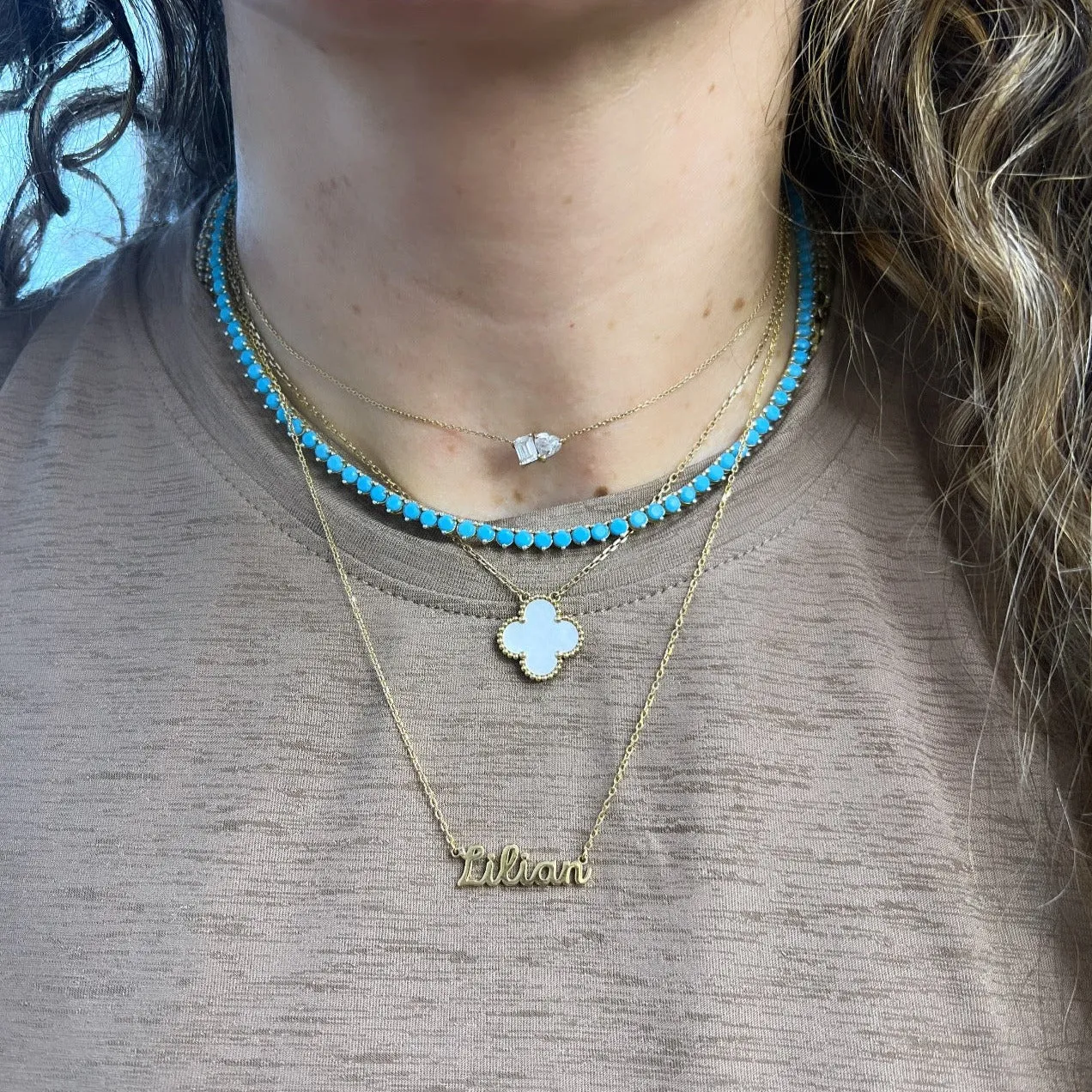 Cursive Single or Multiple Name Necklace