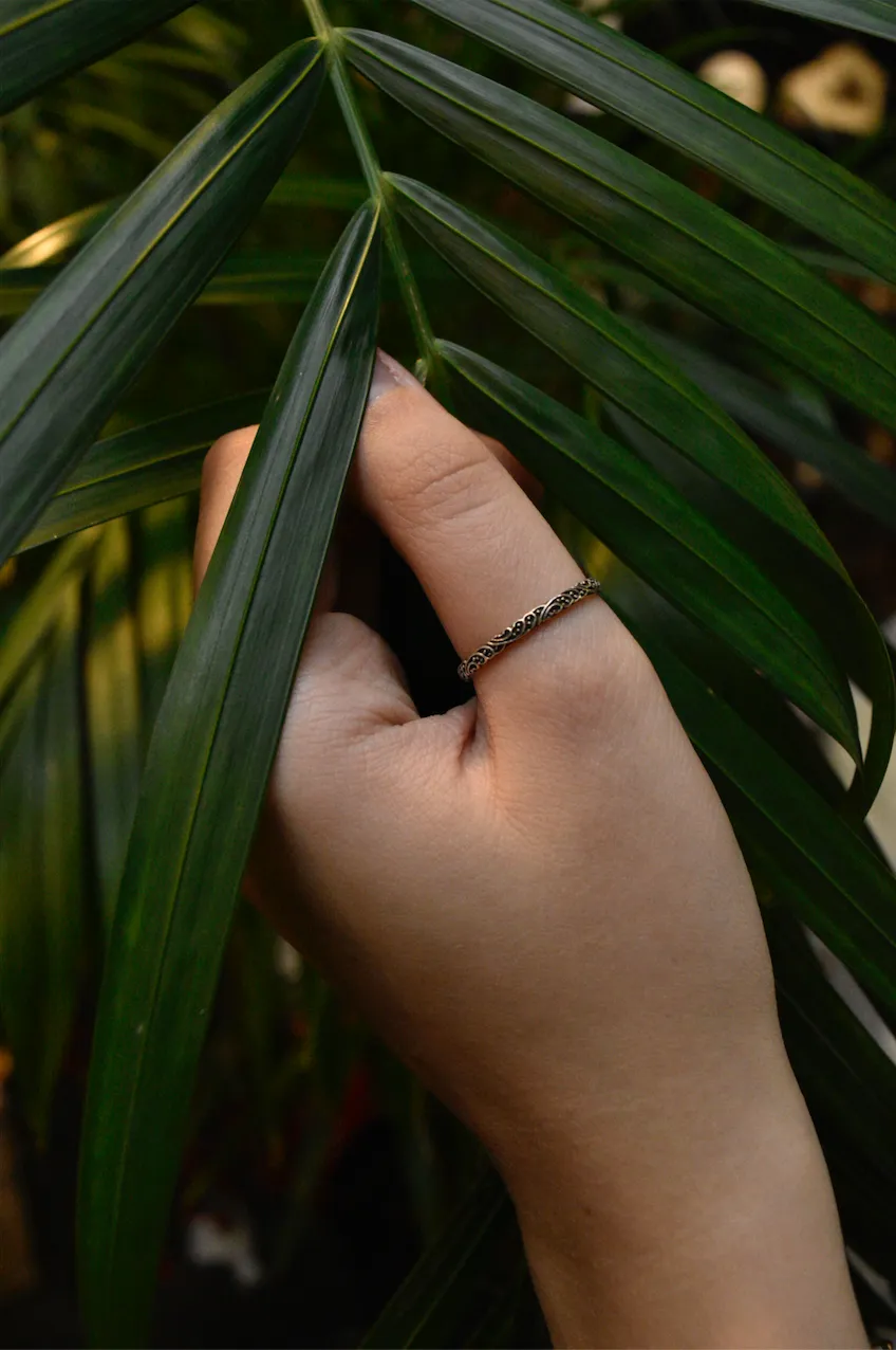 Designed Band Ring