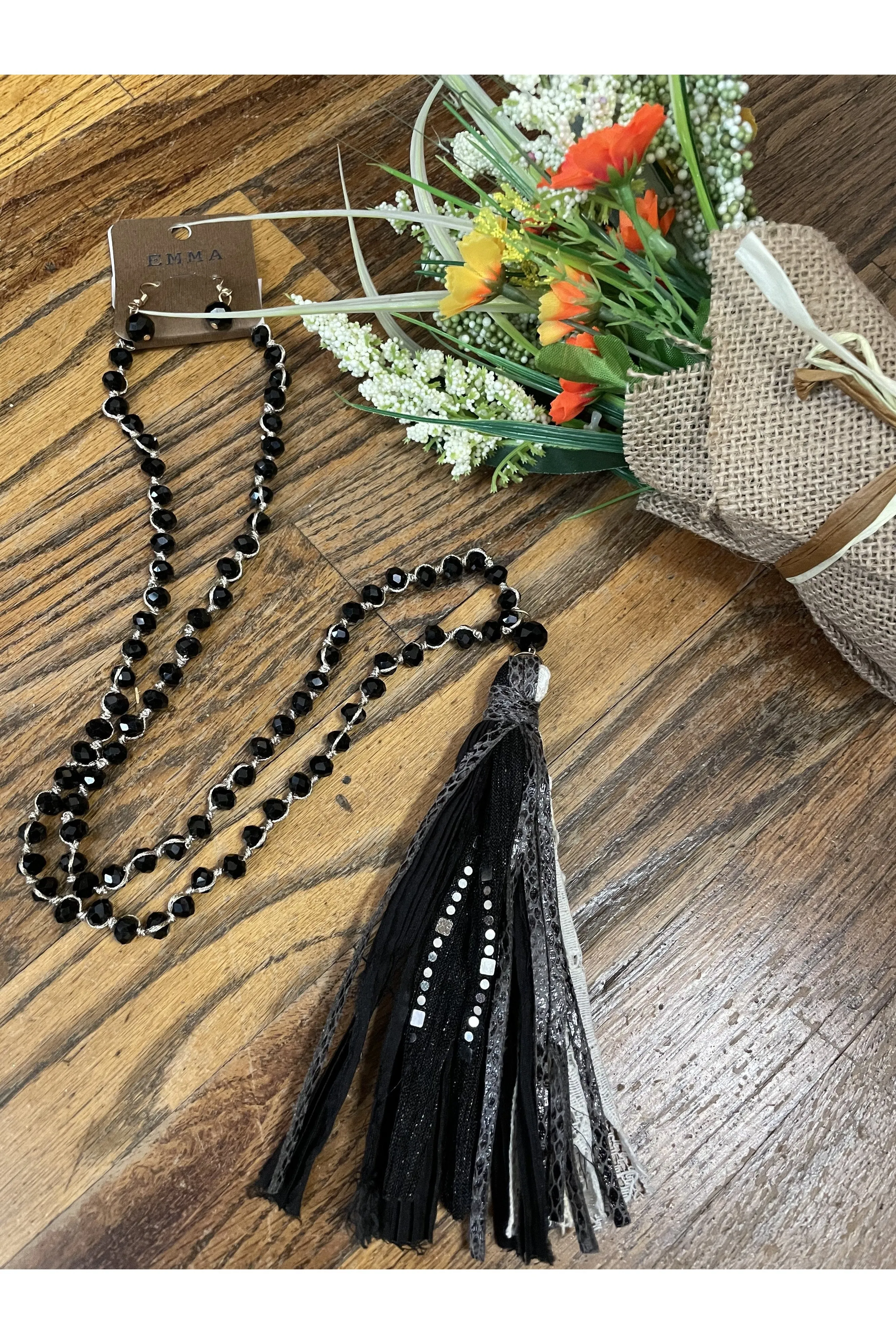 Emma Snakeskin Necklace