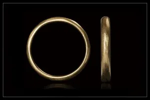 Eternity Gold Wedding Band - 3,5 mm