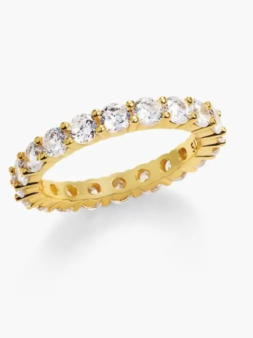 Eternity Ring 925 Sterling Silver Fashionista Women's Fine Jewelry Engagement Rings & Fashion  KESLEY