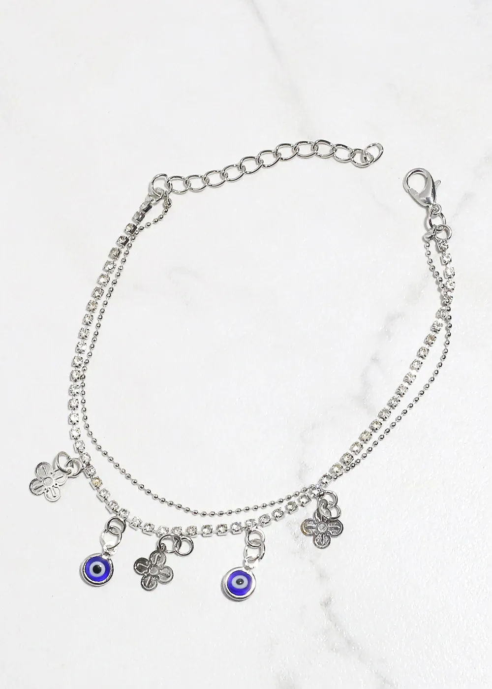 Evil Eye & Lucky Charm Anklet