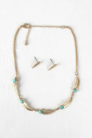 Feather Links Necklace