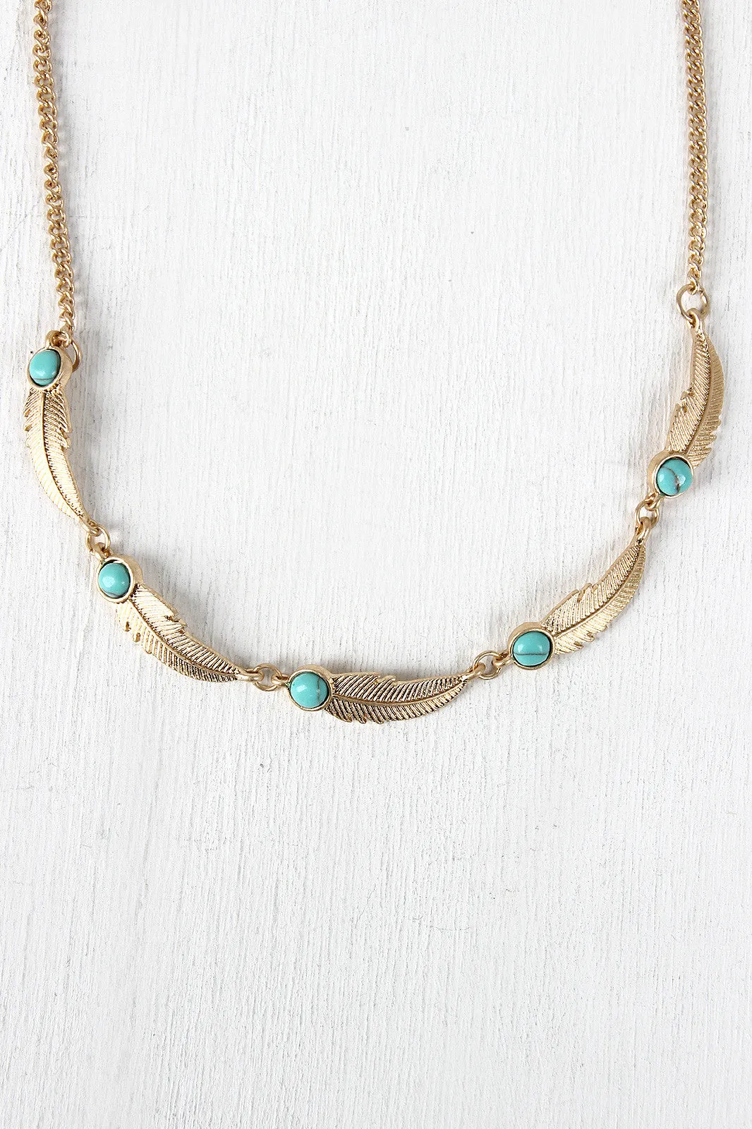 Feather Links Necklace