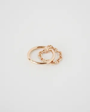 GRAVEN CHAIN RING
