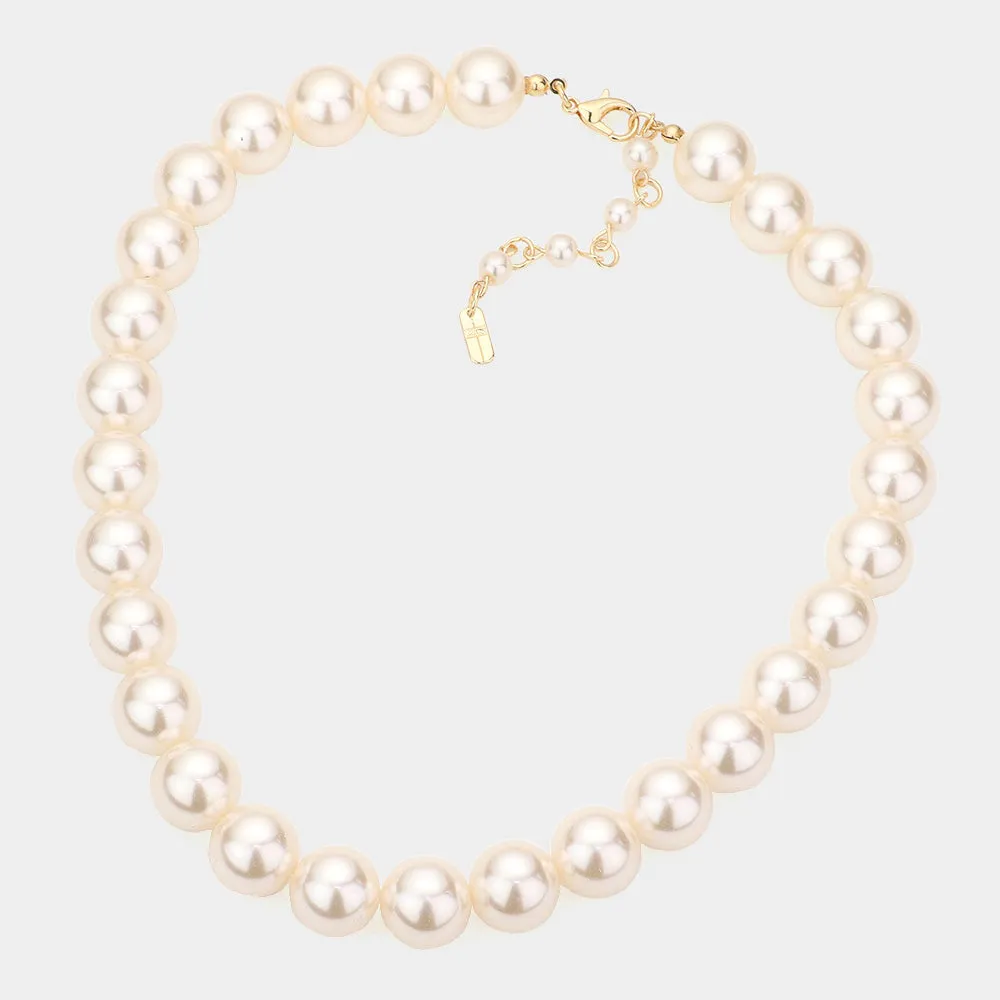 iLLASPARKZ 12MM PEARL NECKLACE