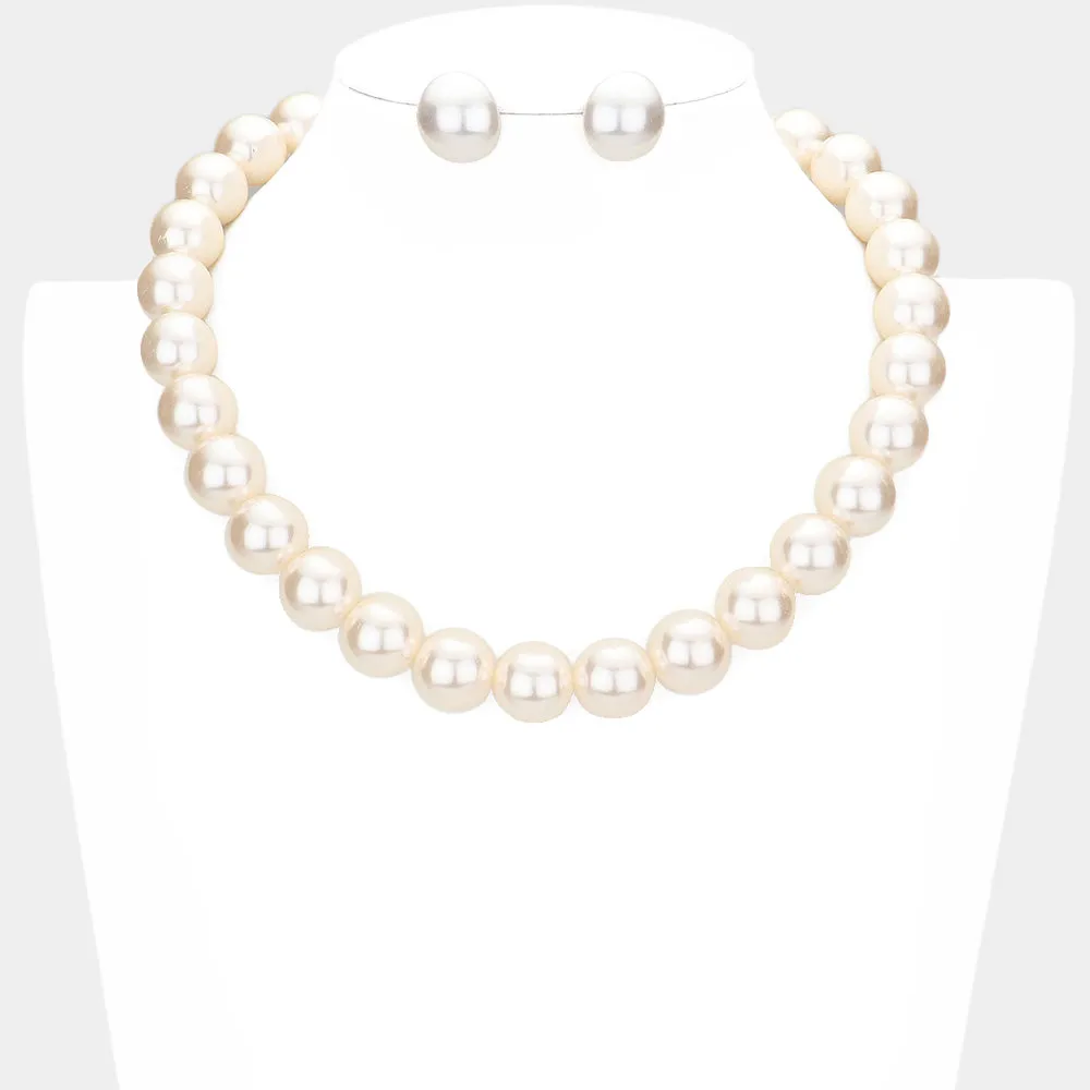 iLLASPARKZ 12MM PEARL NECKLACE