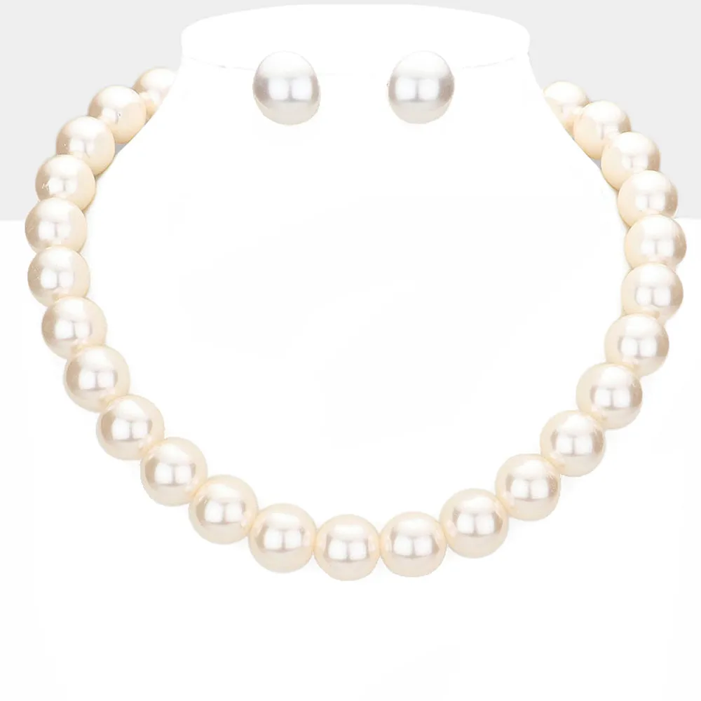 iLLASPARKZ 12MM PEARL NECKLACE