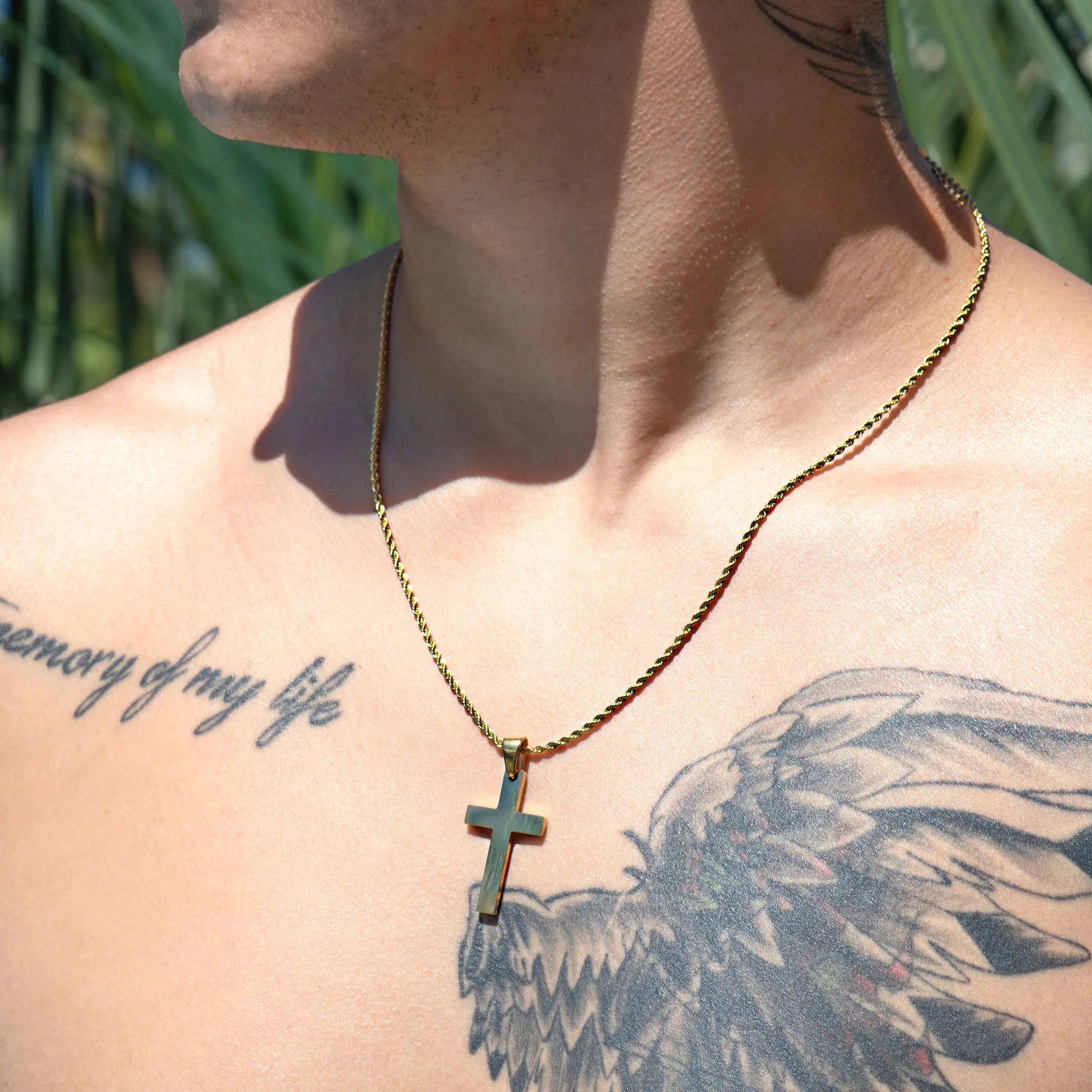 Isareal Stainless Steel Rope Chain with Pendant
