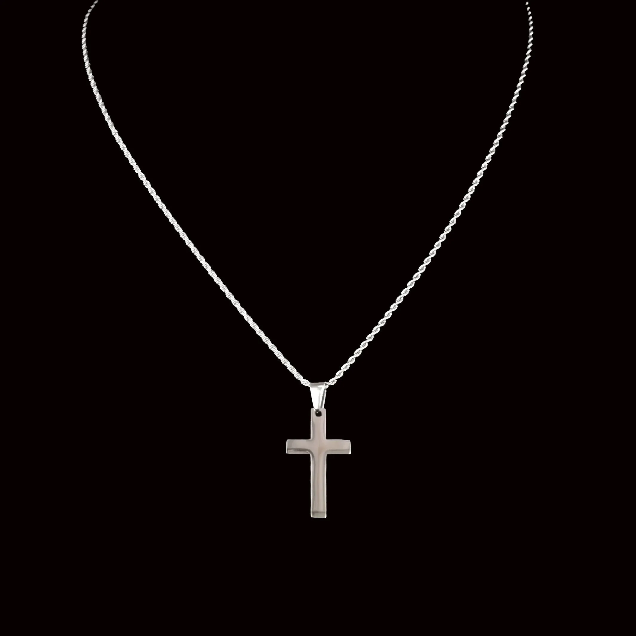 Isareal Stainless Steel Rope Chain with Pendant