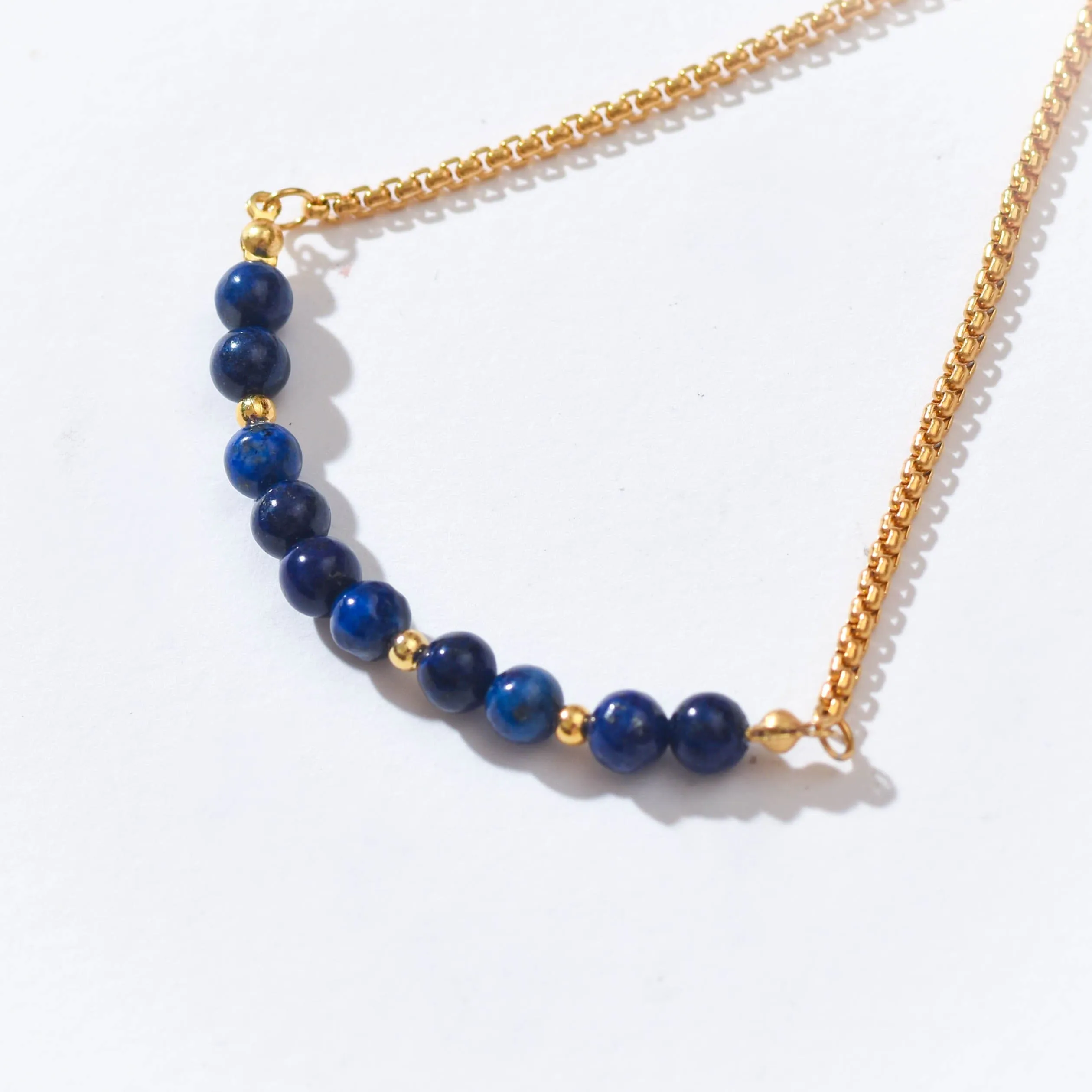 Jessa Adjustable Bracelet |Lapis Lazuli