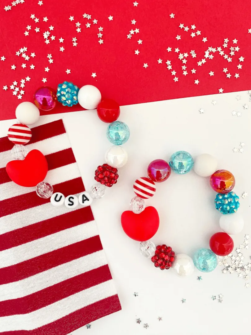 July 4th USA Bracelet