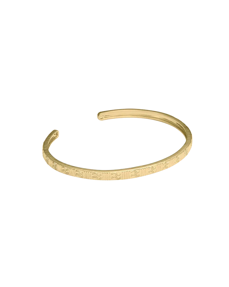 Kirstin Ash Glisten Cuff - Gold