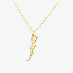 Lightning Bolt Diamond Pendant