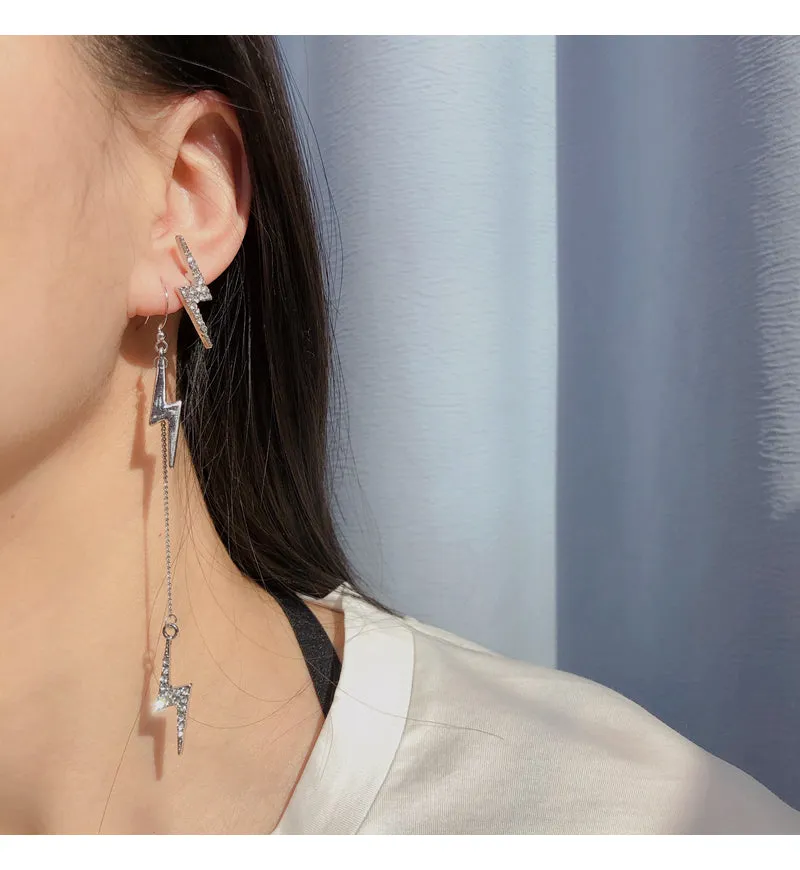 Lightning with Crystal Earrings