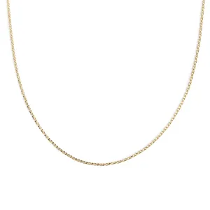 Loop Chain Gold Necklace