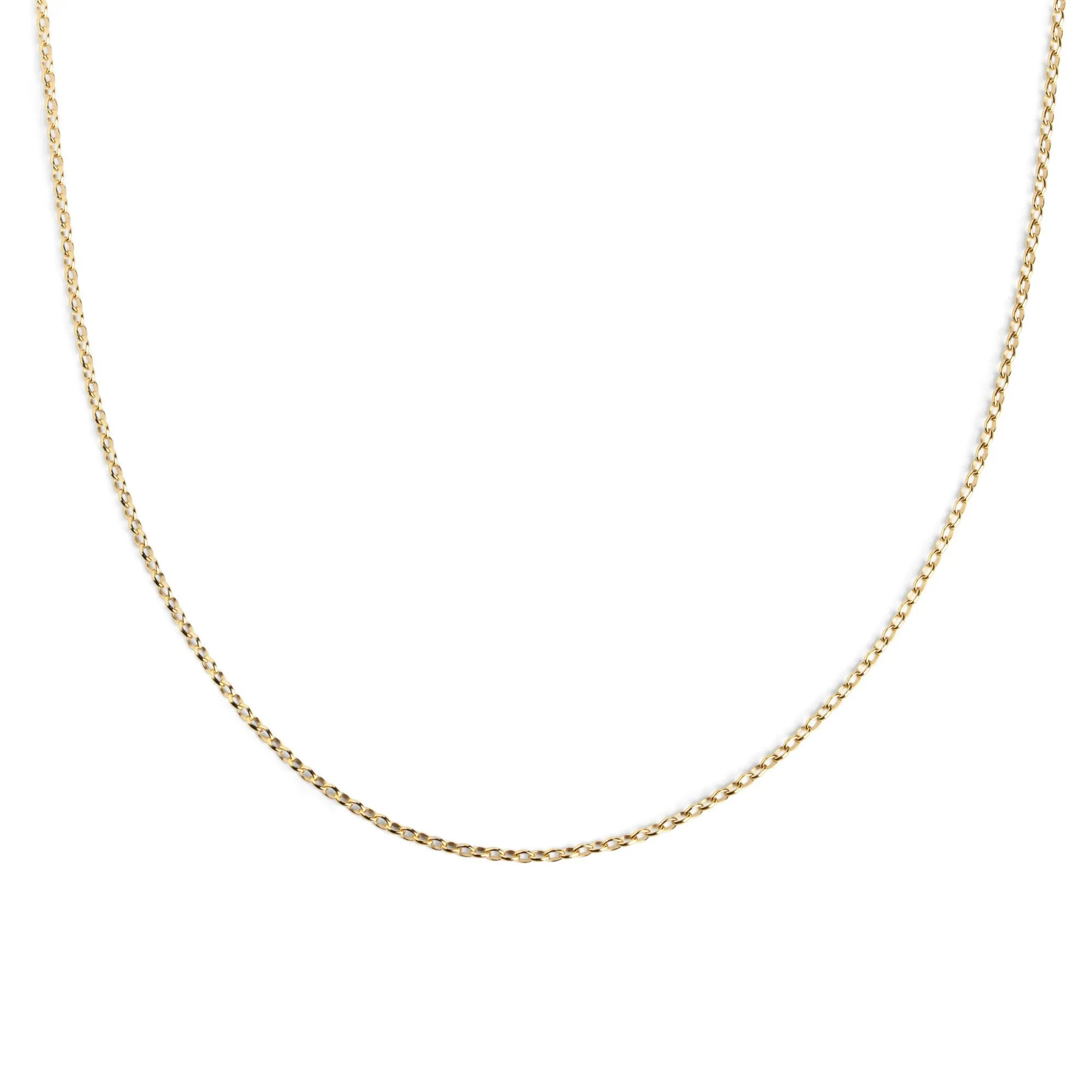 Loop Chain Gold Necklace