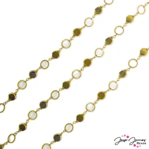 Loops & Lassos Chain in Antique Gold