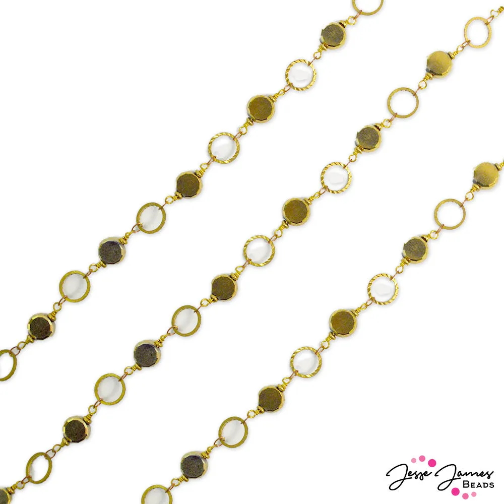 Loops & Lassos Chain in Antique Gold