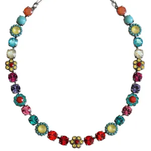 Mariana "Poppy" Silver Plated Must-Have Blossom Necklace Crystal Necklace, 3173/4 M1909