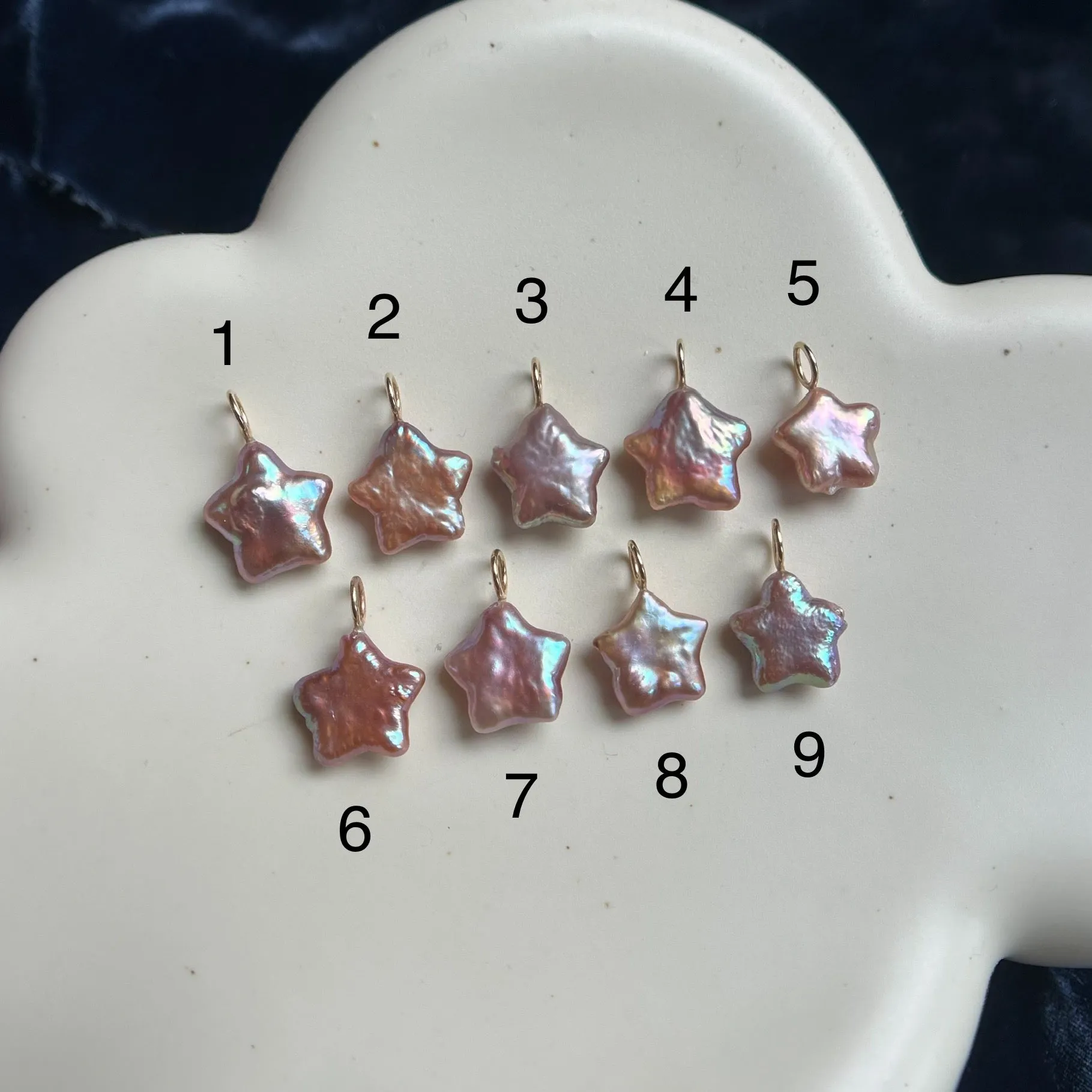 Mega Lucky Star Pearl Charm: Pinky Purple