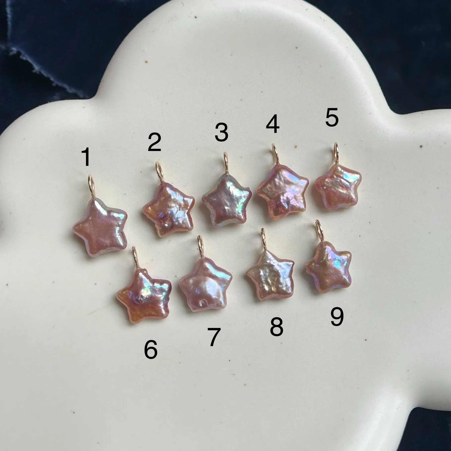 Mega Lucky Star Pearl Charm: Pinky Purple