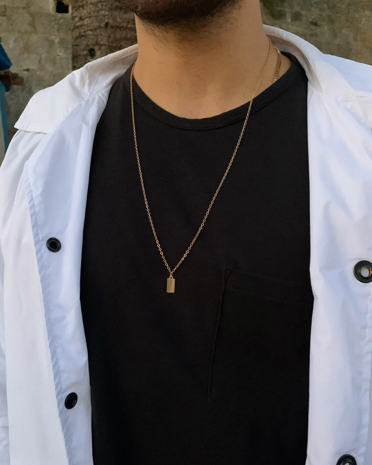 Men - Tag Necklace