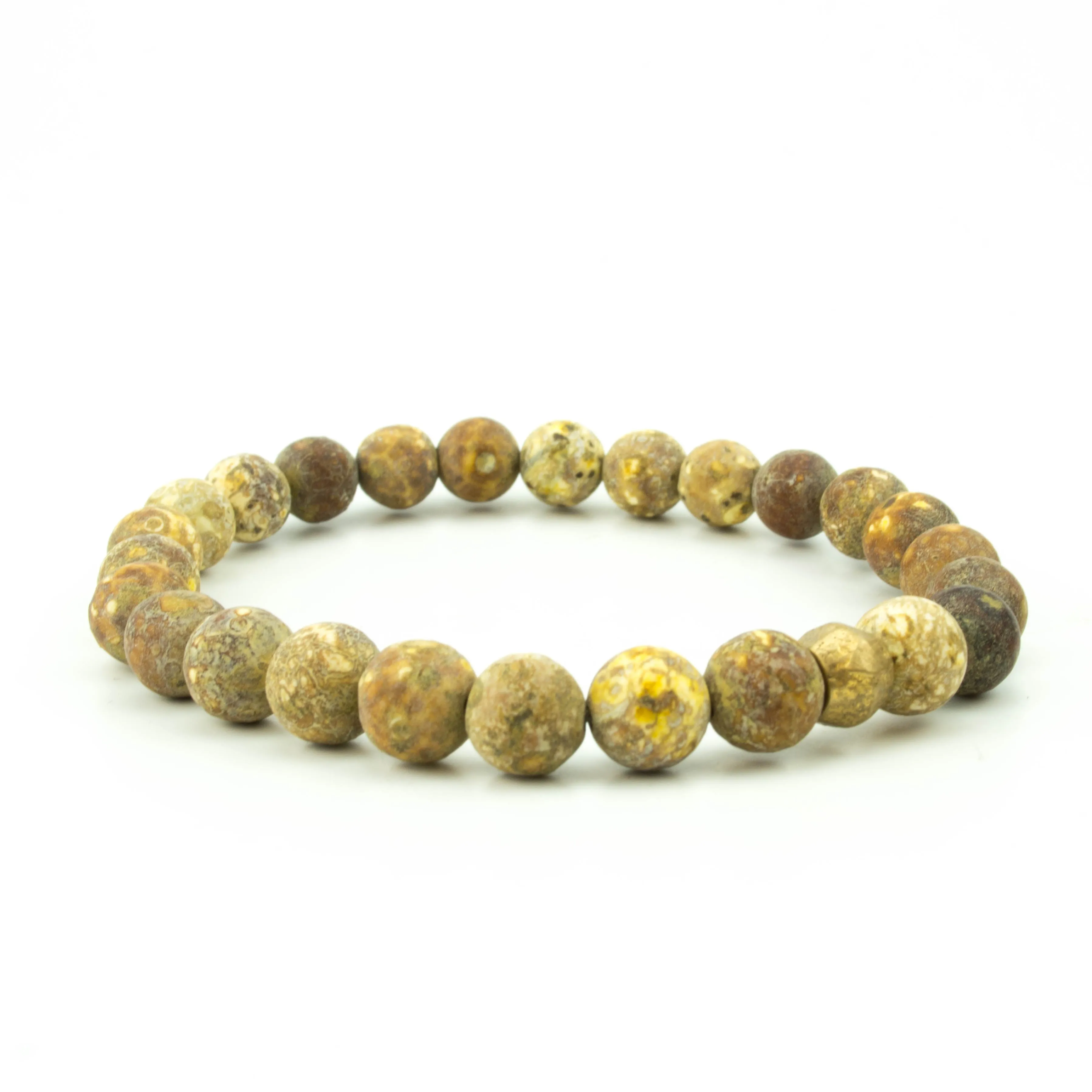 Men's Matte Jasper Bracelet