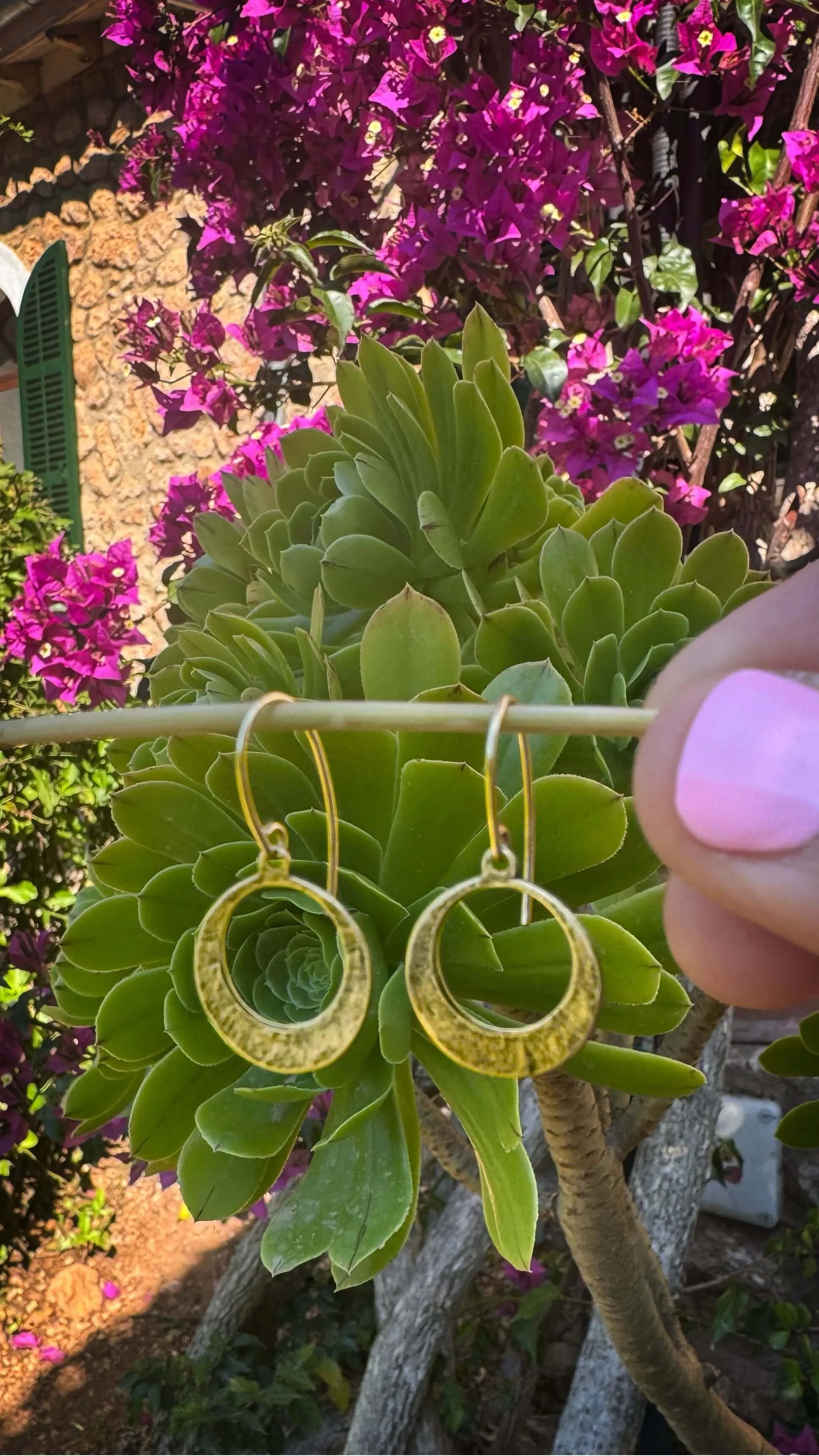 Mini Discs Earrings