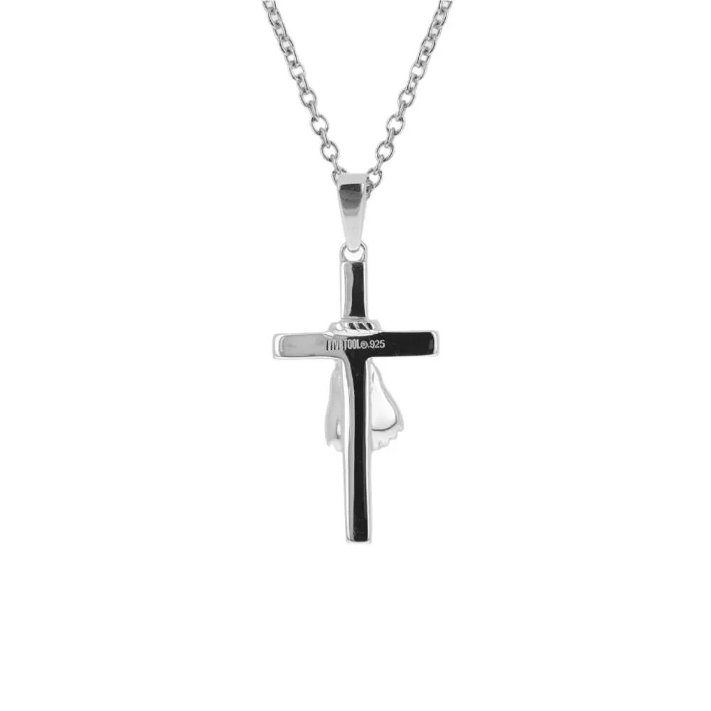Mini MMA Glove Cross Necklace | Gold